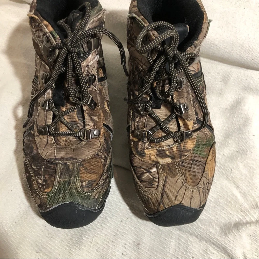 Realtree Camo Hiking Trail Boots Boys Size 5